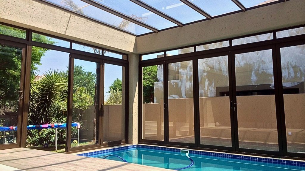 Highgate Glass and Aluminium Glass Roof Pool Enclosure Pretoria, Johannesburg, Gauteng and Hartbeespoort